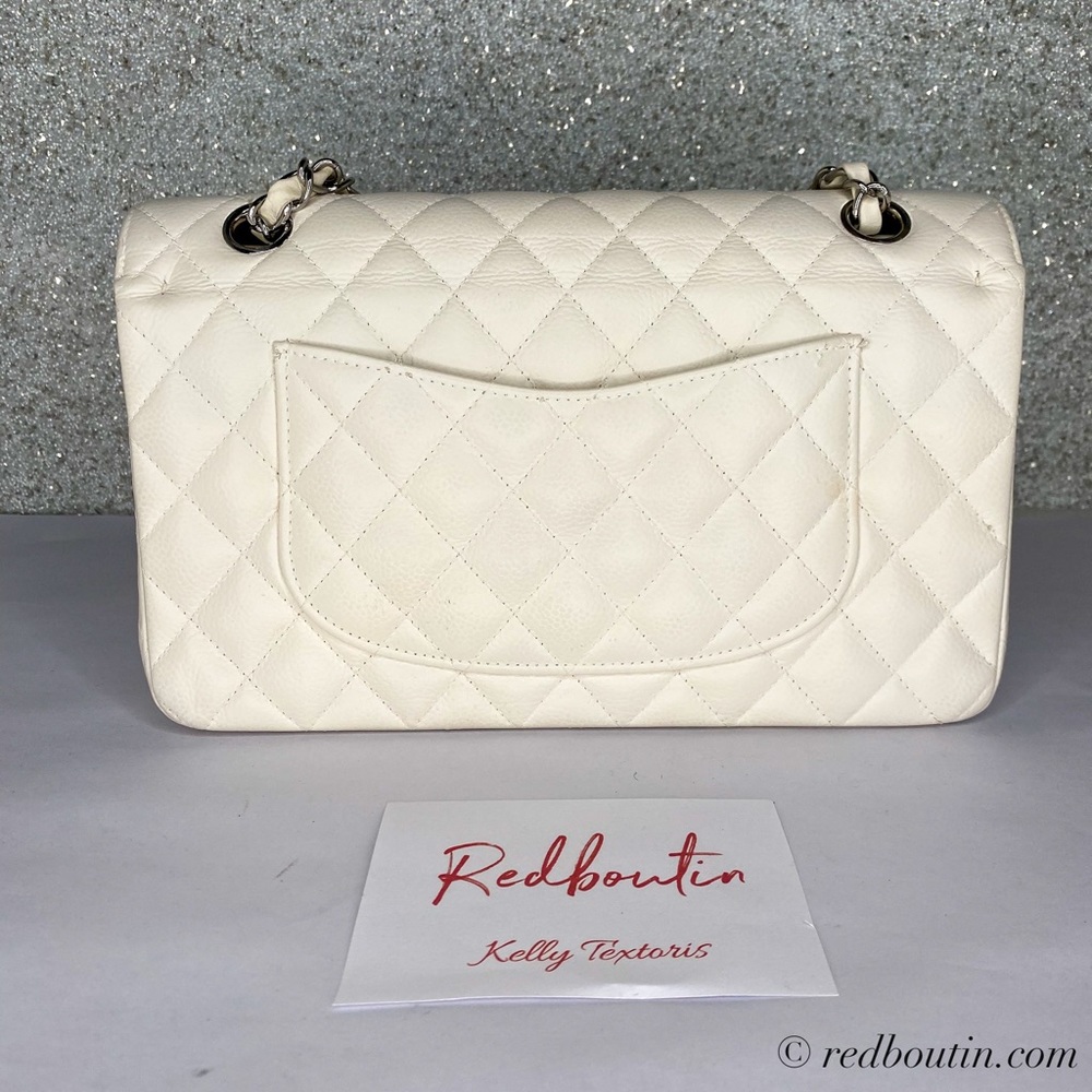 🎈SOLD White Classic Flap Chain shoulder Bag - Picture 3 of 8